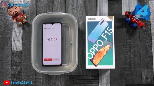 OPPO F15 Water Test for 3 Minutes  Lets see if it Survives ?