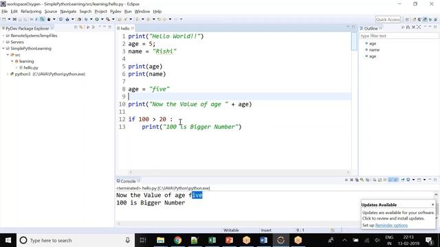 02 Python Variables and Comments смотреть онлайн
