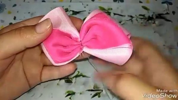 МК Бант с бархатной лентой / Bant com fita de veludo