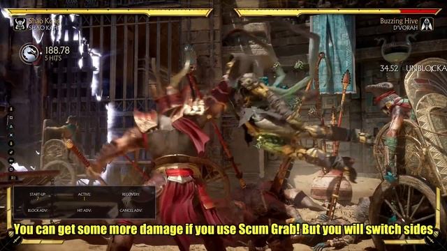 Mortal Kombat 11 - Shao Kahn combo guide смотреть онлайн