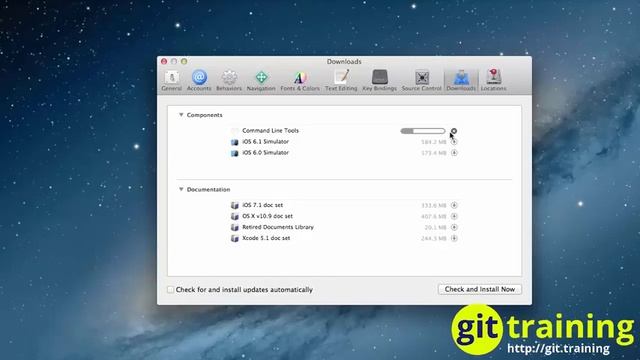 Installing Git on the Mac with Xcode смотреть онлайн