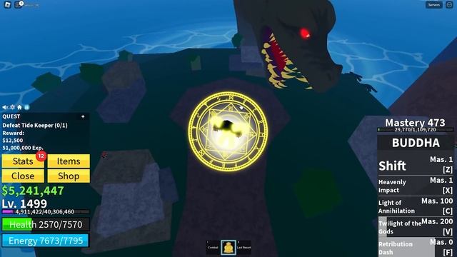 Beating Blox Fruits As Sengoku! Awakened Buddha Lvl 0 To Max Lvl Full Human V4 Awakening Noob To Pr