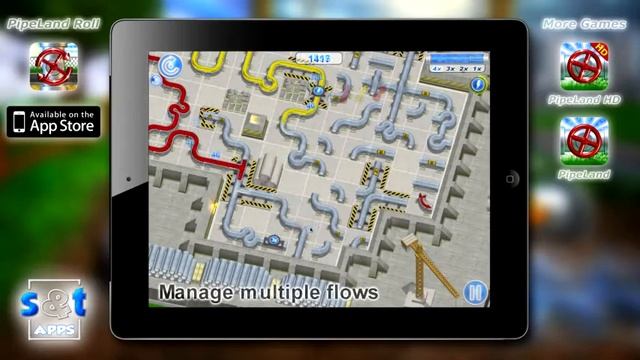 PipeLand Roll iPhone iPad iPod смотреть онлайн