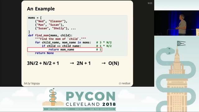 Ned Batchelder - Big-O: How Code Slows as Data Grows - PyCon 2018 смотреть онлайн