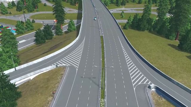 Highways over Wall v4 - Cities Skylines смотреть онлайн