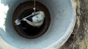 засыпаем колодец. углубление колодца без ремонтных колец