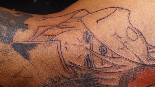 ITACHI time-lapse tattoo. Anime tattoo. смотреть онлайн