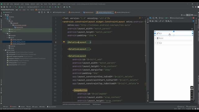 How to implement a bottom Sheet dialog in android studio Kotlin смотреть онлайн