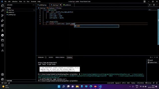 Pickling Unpickling in Python | picking unpickling #python What is pickling unpickling смотреть онлайн