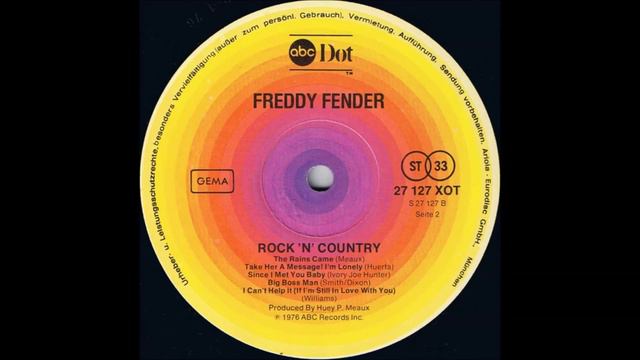 1976 - Freddy Fender - Since I Met You Baby (Album Version) смотреть онлайн