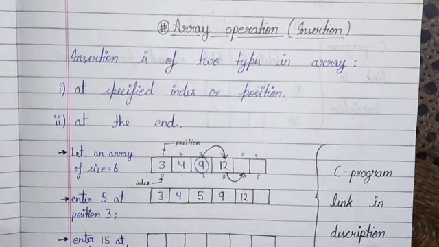 #3.1.2 Operations in array(Insertion and Deletion)//@brevilearning смотреть онлайн