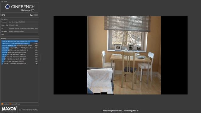 Cinebench R20 - Benchmark - PC - Core 2 Quad Q9650 - GTX 285 - 8gb DDR2 смотреть онлайн