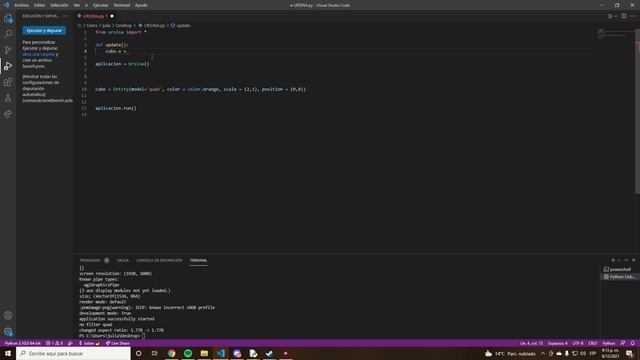 Introducción a URSINA Engine 1/2 - Python TUTORIAL 2022 смотреть онлайн