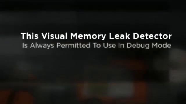 Visual Leak Detector-Efficient Source To Detect Memory Leaks