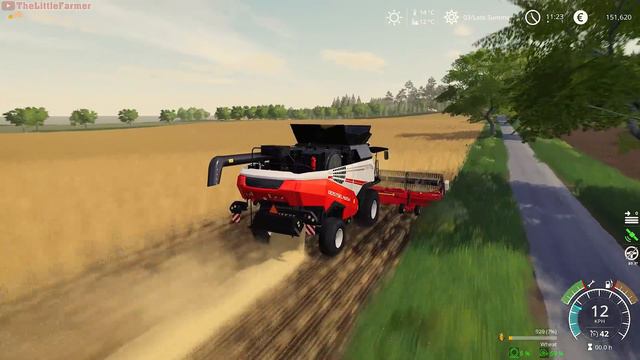 Selling Hay Pellets. Buying a NEW Harvester & Harvesting Wheat ⭐ Baltic Sea #45 ⭐ FS19 4K Timelapse смотреть онлайн