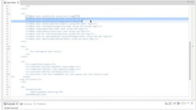 HTML 5 : Lists - Bullet Point, Descriptive, Definition and Numbered (Ordered and Unordered) смотреть онлайн