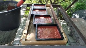 Вибростол для тротуарной плитки DIY по быстрому.