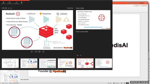 PyTorch + TensorFlow + KubeFlow + RedisAI + Streams - Advanced Spark and TensorFlow Meetup May 25 смотреть онлайн