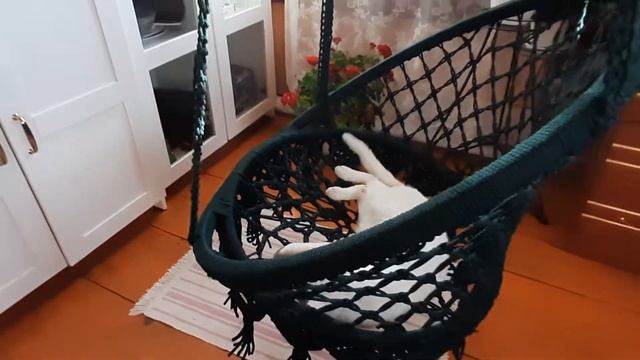 Абажур макраме и подвесное кресло. смотреть онлайн
