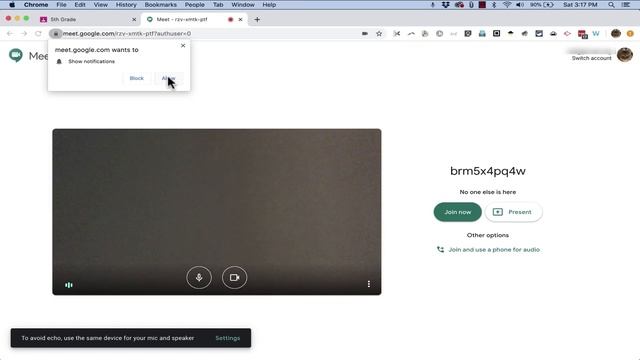 Using Google Meet inside Google Classroom смотреть онлайн