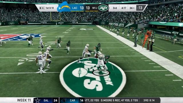 Can the Chargers Be Zapped? - Madden 20 PC Modded Franchise - S4 Week 11 vs Chargers Ep. 75 смотреть онлайн