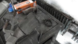 Замена гофры выпускного тракта Веста