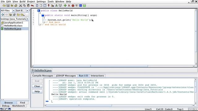 Learn Java for beginners - Lesson 2 - Ways to print "Hello World." смотреть онлайн
