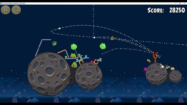 Angry Birds Multiverse Madness: Grand Galaxy 6-1 to 6-15 Walkthrough. смотреть онлайн