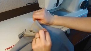 Карман в спортивных штанах. Чтоб не вываливался, Как сшить?