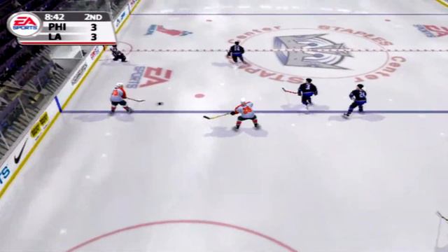 NHL 2005 Gameplay Los Angeles Kings vs Philadelphia Flyers смотреть онлайн