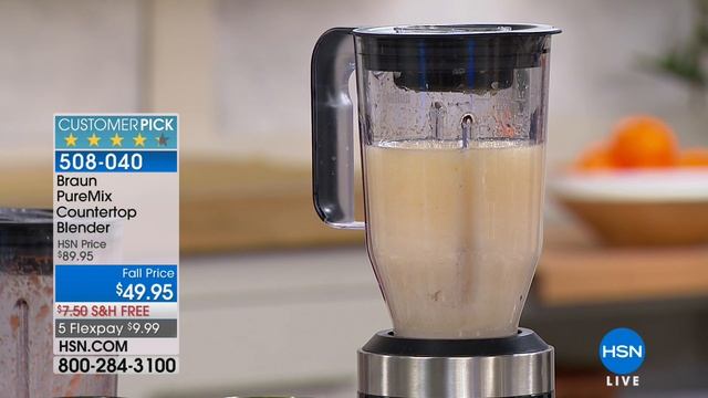 Braun PureMix Countertop Blender смотреть онлайн