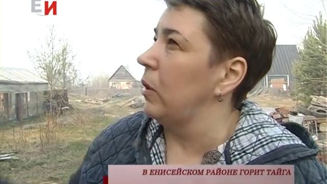 В ЕНИСЕЙСКОМ РАЙОНЕ ГОРИТ ТАЙГА смотреть онлайн