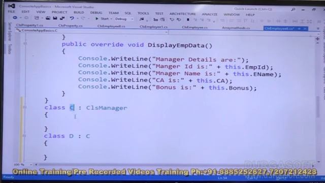 Sealed class & Partial class by Mohan Reddy смотреть онлайн