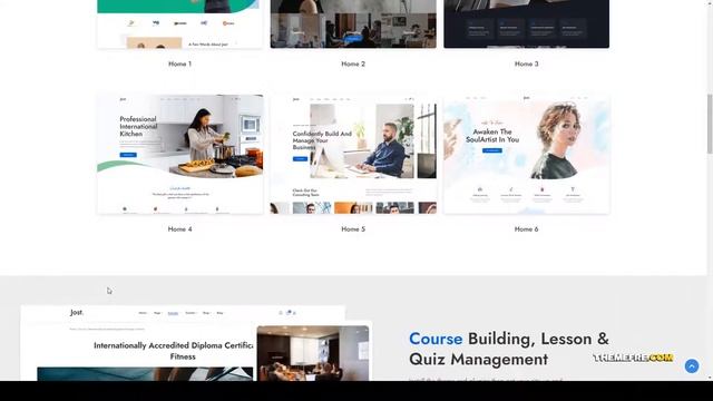Jost - Coaching and Online Course WordPress Theme 9 lms Website Builder смотреть онлайн