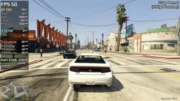 GeForce GT 730 в 2024 году - Тест в 30 Играх