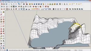 Как создать рельеф SketchUp
