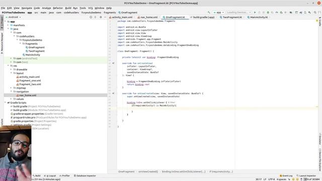 What is FragmentContainerView? Benefits over FrameLayout? | Practical Example смотреть онлайн
