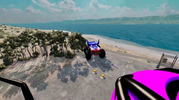 Epic battle between Monster McQueen Eater VS Poop Eater & Iphone Eater & Evil Eater |BeamNG.Drive