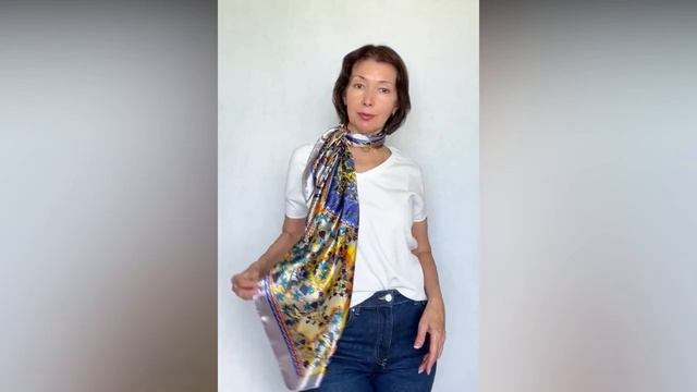 Стильно и недорого ?Правильно подобранный платок преображает образ, делает его вкусным, интересным. смотреть онлайн