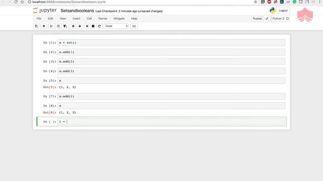 Using Sets and Boolean in Python | Python Sets | Python Boolean | Python for Beginners смотреть онлайн