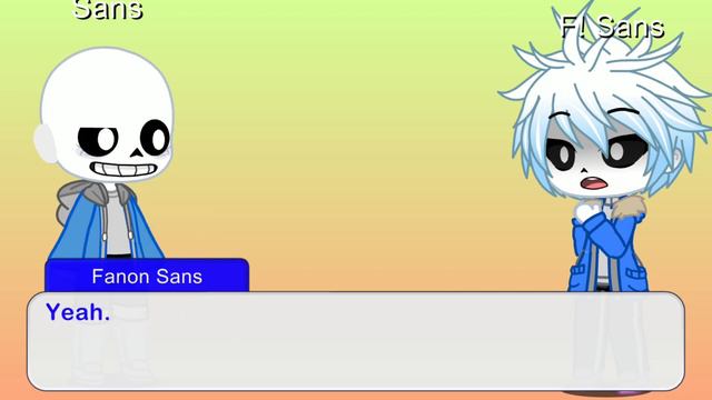 Sans meets Fanon Sans || Gacha Club || Undertale смотреть онлайн