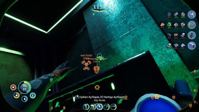 Manyetit nerede Samin sakladığı ilaç Kar tilkisi zıplama modül Subnautica Below Zero Türkçe bölüm 1 смотреть онлайн