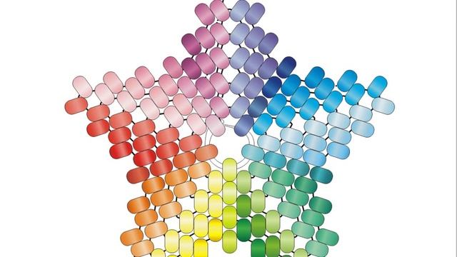 Beading Cartoon: Peyote Stitch Pentagon With Herringbone Stitch Facets смотреть онлайн