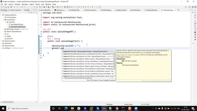 #Tutorials 5 | RestAssured | How to upload file using API смотреть онлайн