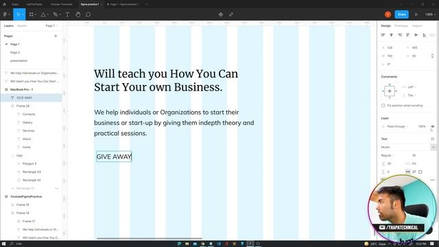 ? Create a Responsive Website using FIGMA in Hindi | Mini Project #20 смотреть онлайн