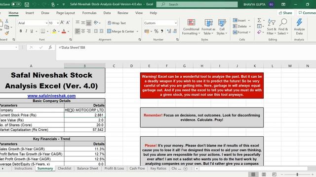 How to Fetch Financial Data of a Stock in Excel from Screener in Simple Steps смотреть онлайн
