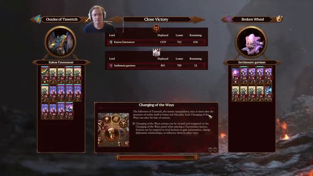 Total War Warhammer III - Kairos and Oracles of Tzeentch - Legendary Realm's of Chaos Part 1 смотреть онлайн