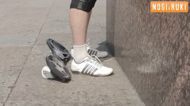 Двухколёсный скейт. Как научиться кататься. смотреть онлайн