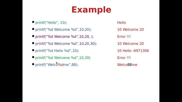 C Programming Lecture 13 Format Specifier in C language in Hindi смотреть онлайн