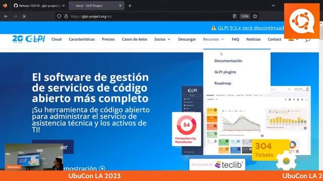 Gestion TI Ubuntu Server + Mariadb + GLPI смотреть онлайн